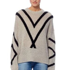 360 cashmere sweater Gray and Black Sweater XS